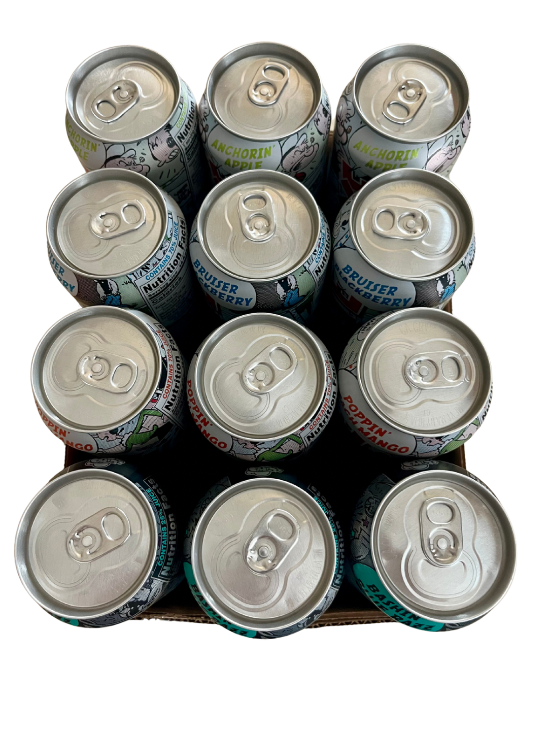 Popeye Energy Mixed Case 12pk 16oz — Popeye Energy